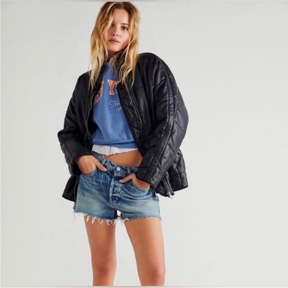 Free People We The Free Dolman Vegan Quilted Jacket